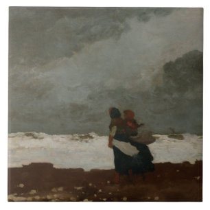 Winslow Homer - Duas figuras pelo mar