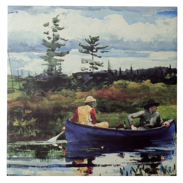 Winslow Homer: O Barco Azul (Frente)