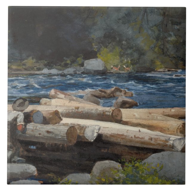 Winslow Homer - Rio Hudson (Frente)