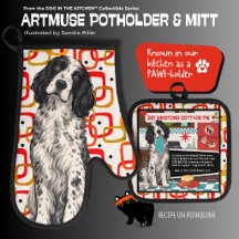 WINSTON English Setter Luvas e Suporte para Panel
