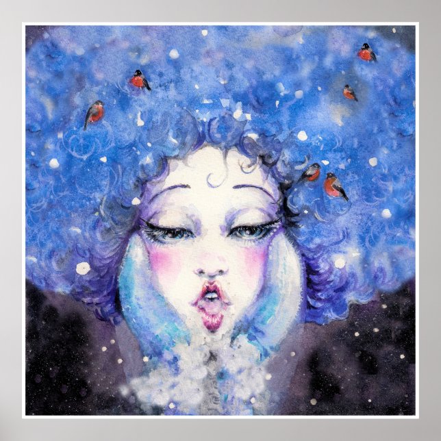 Winter Art Poster (Frente)