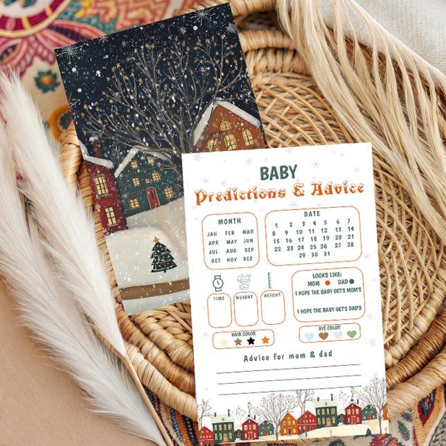 Winter Baby Shower Predictions and Advice (Criador carregado)