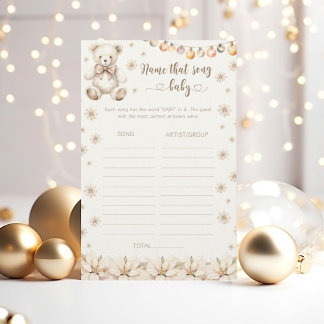 Winter bearly wait Chá de fraldas Nomear esse jogo