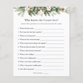 Winter Bridal que conhece o melhor jogo do Casal