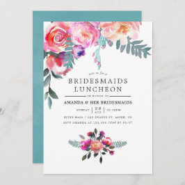 Winter Bridesmaids Luncheon - Convite Floral