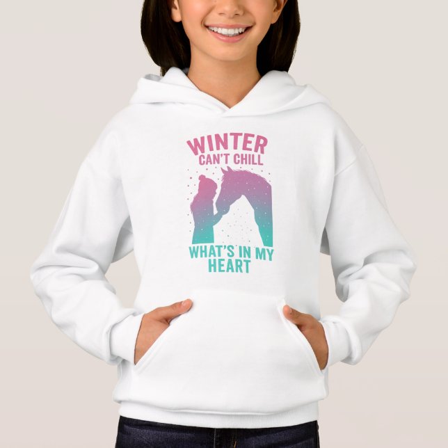 Winter Can’t Chill What’s in My Heart Hoodie (Frente)