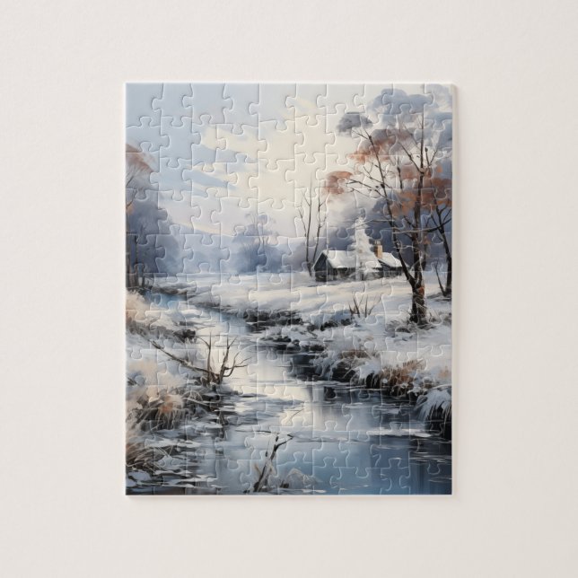 Winter Creek no País Quebra-cabeça (Vertical)