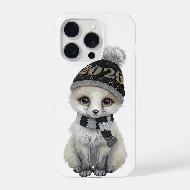 Winter Cutie iPhone Case  Cute Winter Animal Phone (Verso)