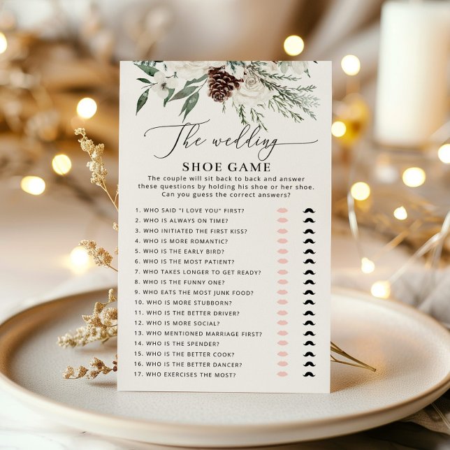 Winter evergreen O jogo da noiva do calçado de cas (Criador carregado)