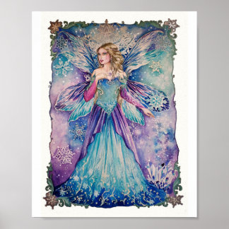 Winter fairy queen poster