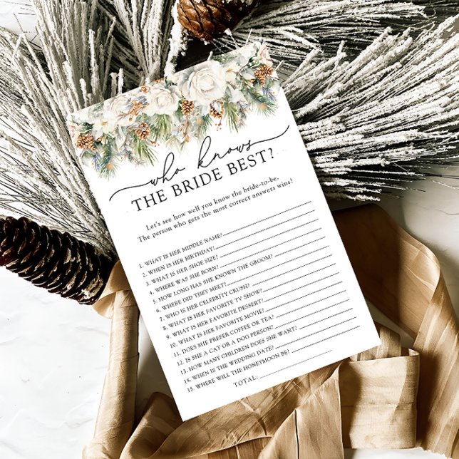 Winter Floral que conhece a noiva do melhor jogo p (Criador carregado)