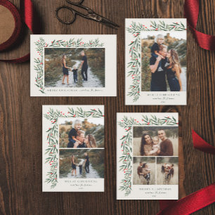 Winter Greenery Ivory Foto Natal