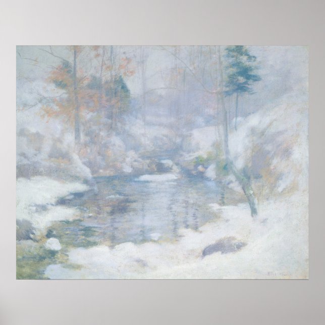 Winter Harmony - John H. Twachtman Fine Art Poster (Frente)