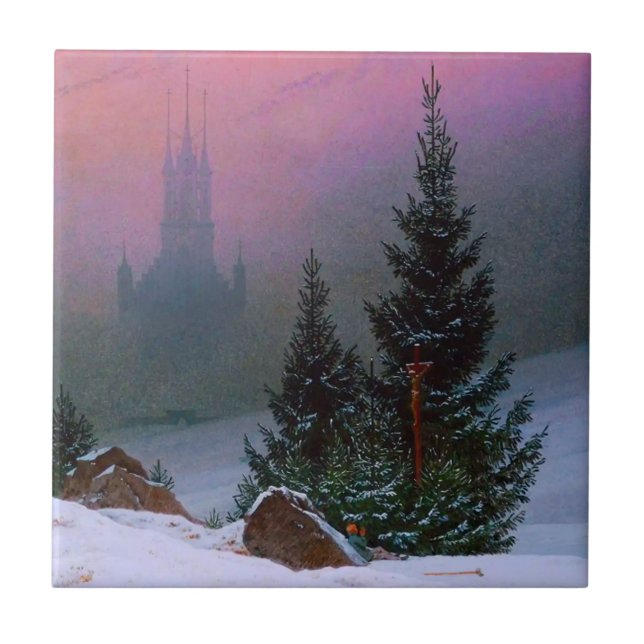 Winter Landscape Caspar David Friedrich (Frente)