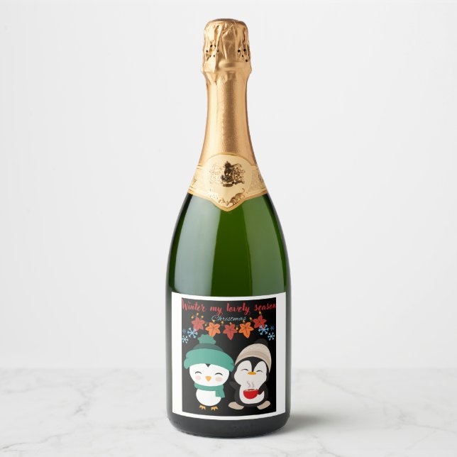 Winter My Lovely Season - Etiqueta de Cerveja de N (Frente)