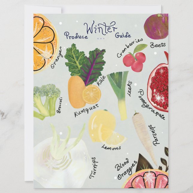 Winter Produce Guide (Frente)