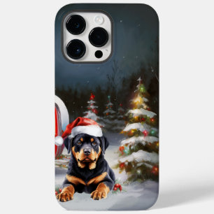 Winter Rottweiler Caravan Christmas Adventure