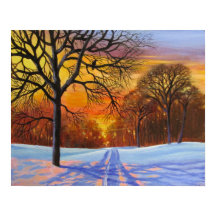 Winter Scape/ Poster