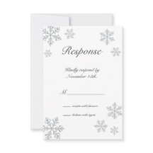 Winter Snowflake RSVP