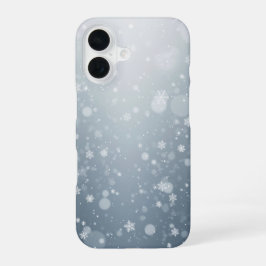 Winter Snowflakes Falling Snow Pattern Bokeh