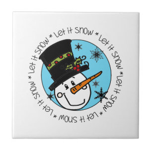 Winter Snowman Deixa-o nevar