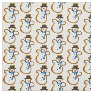 Winter Snowmen Snowmen Snowman Sugar Cookie Tecido