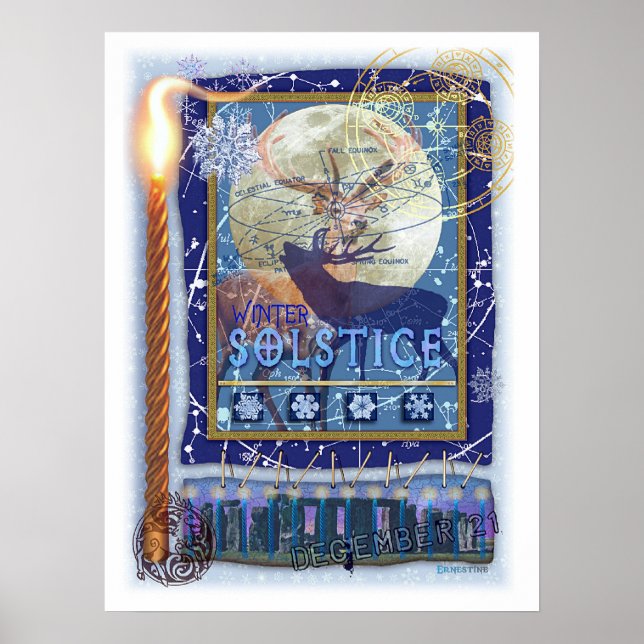 Winter Solstice Poster (Frente)