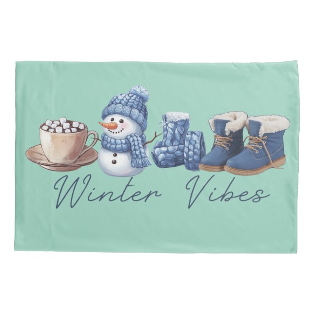 Winter Vibes Friendly Snowman (Verso)