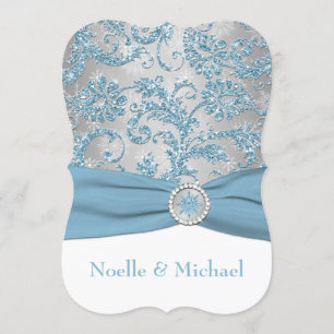 Winter Wonderland, Convite de casamento Crystal Bu