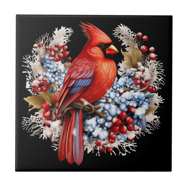 Winter Wonderland Red Cardinal (Frente)