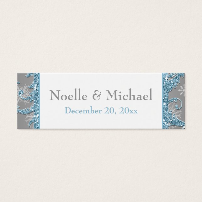 Winter Wonderland, Unida Hearts Favor Tag 2 (Frente)