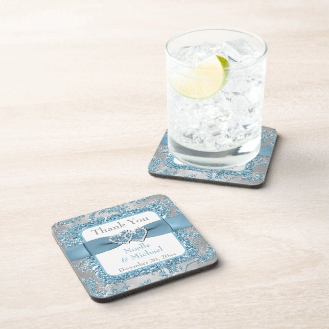 Winter Wonderland Wedding Favor Porta copos Set (6 (Lado Direito)