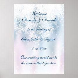 Winter Wonderland, Weding, Welcome Poster