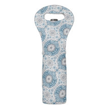 Winter Wonders Ogee Pattern Wine Bolsa