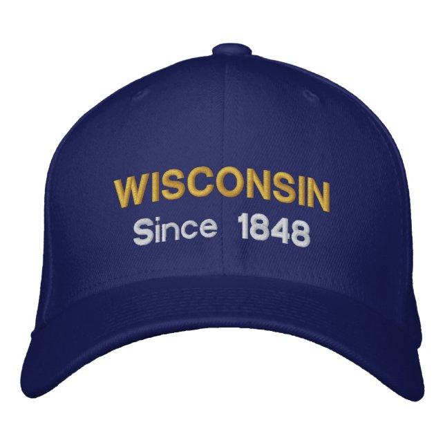 Wisconsin Desde 1848 Boné Baseball (Frente)
