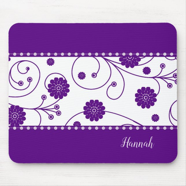 Wisteria Blooms Mousepad (Frente)