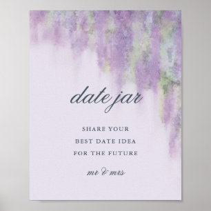 Wisteria dreams date jar poster