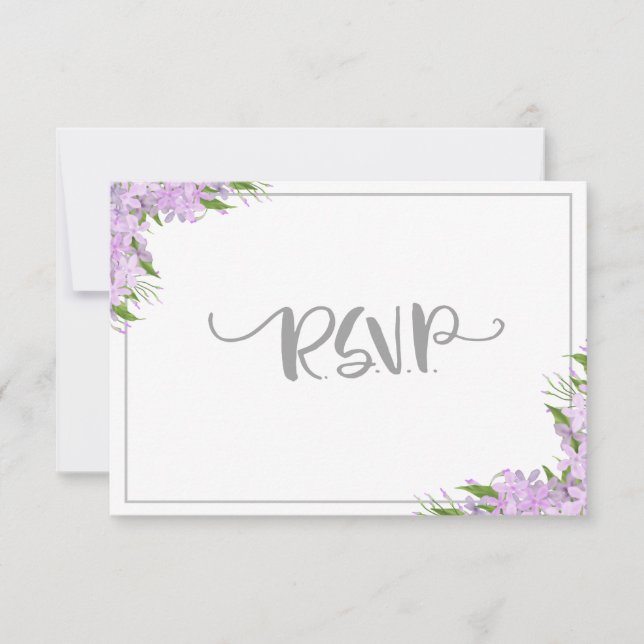 Wisteria Wedding RSVP (Frente)