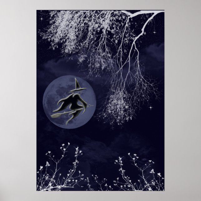 Witch and Moon Poster (Frente)