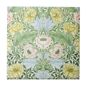 Wm Morris Myrtle Floral Arte Nova Brilhante