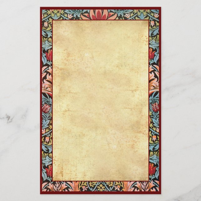 Wm Morris Snakeshead1876 Papelaria (Frente)