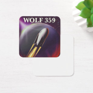 Wolf 359 "para um poster de viagens Espacial Adven