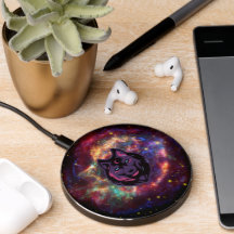 Wolf Art, Design de Gráfico Cósmico Roxo