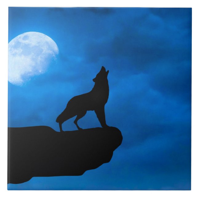 Wolf at Night (Frente)