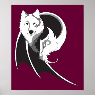 Wolf & Dragon Impressão