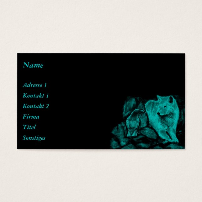 Wolf e Raven na Noite (Frente)