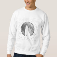 "Wolf Howl na Camisa da Lua
