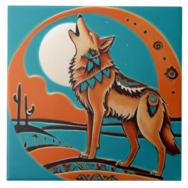 Wolf Howl Sudoeste Laranja Turquoise