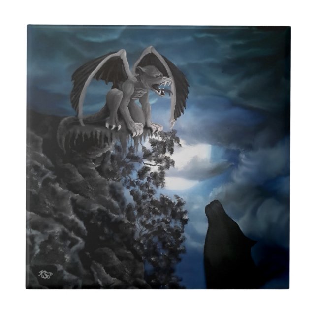 Wolf Moon - Lobo com Golem (Frente)