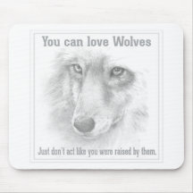 Wolf mousepad